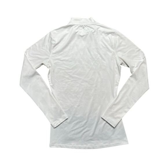 UNDER ARMOUR Coldgear Mick Neck Long Sleeve Shirt White - Picture 2 of 8